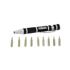 9 in 1 Precision Screwdriver Magnet Bit Set - Twist Cap Storage
