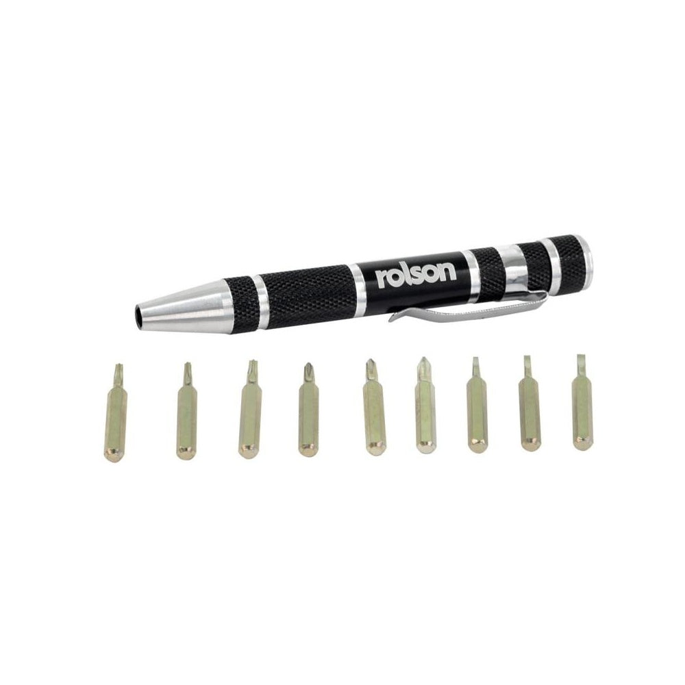 9 in 1 Precision Screwdriver Magnet Bit Set - Twist Cap Storage