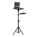 Lightweight Adjustable ( Height & Tilt ) Tripod Laptop Stand with Mouse Shelf