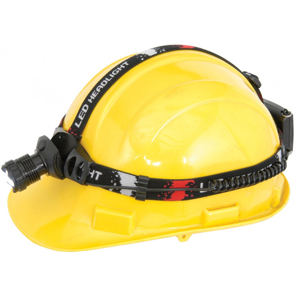 3W CREE LED Headlight - Headband for Potholing Building Sites etc