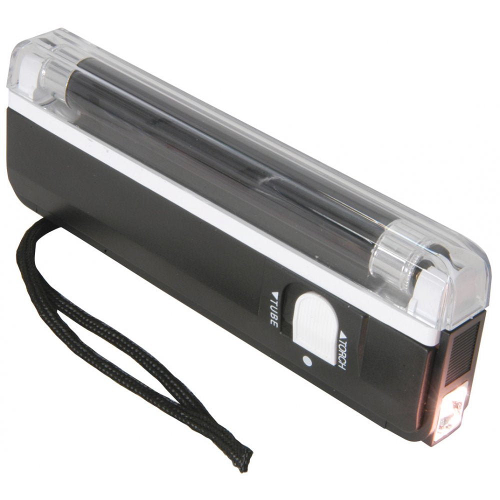 Compact UV Blacklight With Built in Torch - Bank Note Checking