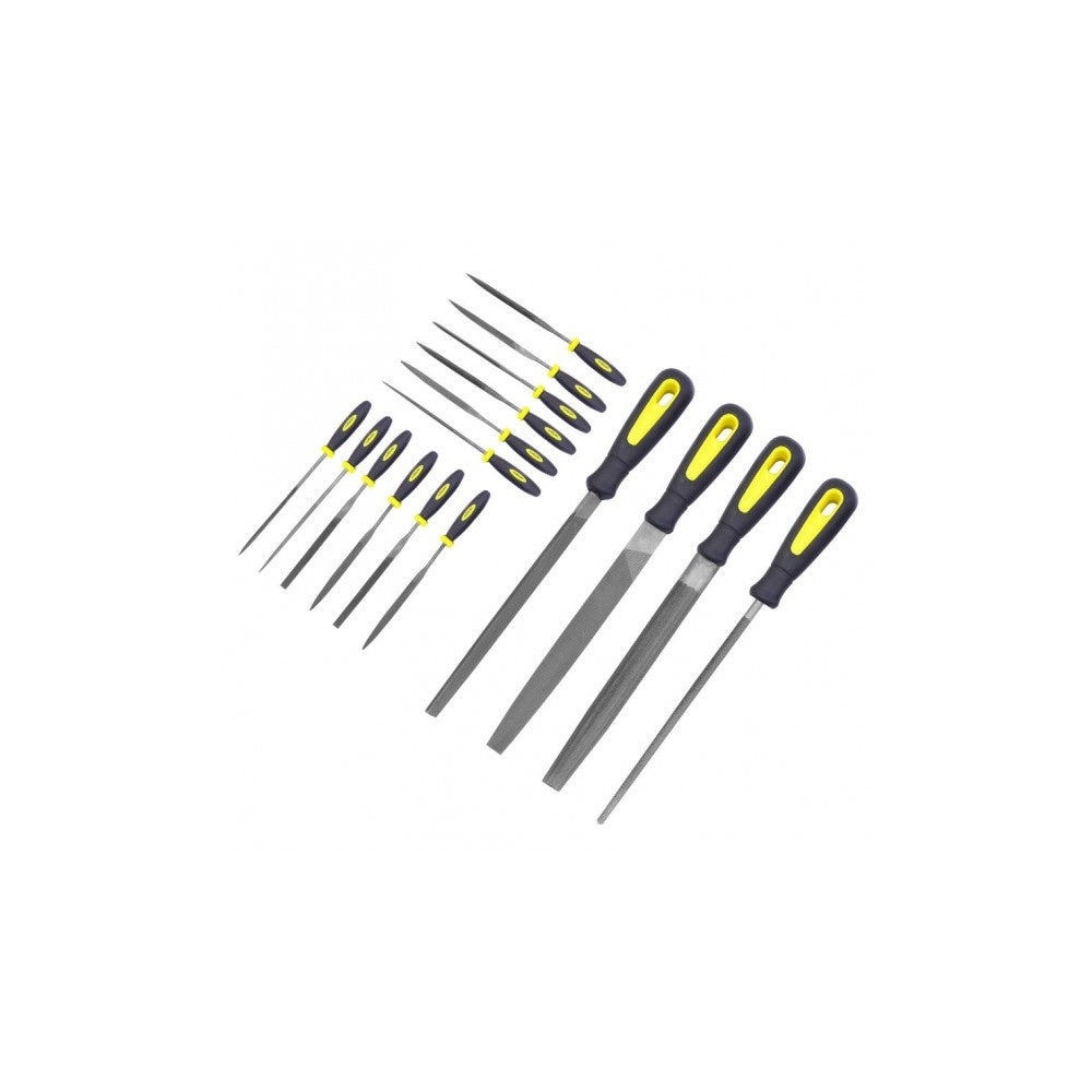 16pc File Set in Zipper Pouch for Wood and Metal