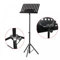 Sheet Music Stand with Height and Angle Adjustment Dual Locking Mechanism