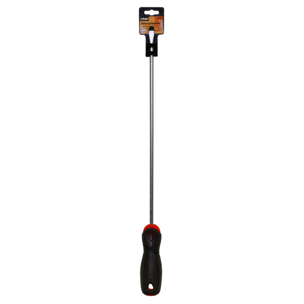 8mm x 400mm Long Slotted Flat Head Screwdriver