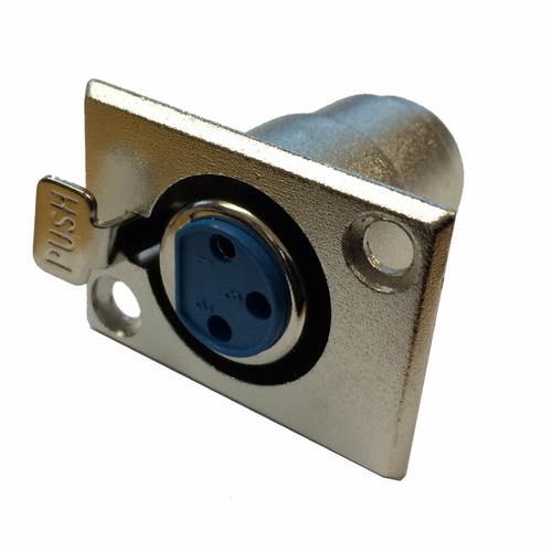 3 Pin XLR Female Chassis Socket with Solder Terminals