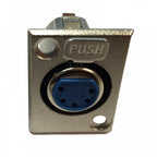 5 Pin XLR Female Chassis Socket with Solder Terminals