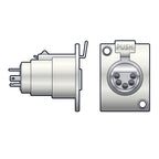 5 Pin XLR Female Chassis Socket with Solder Terminals