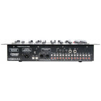 4 Channel USB 17 Input 19" Rack DJ Mixer 4 Mic Channels
