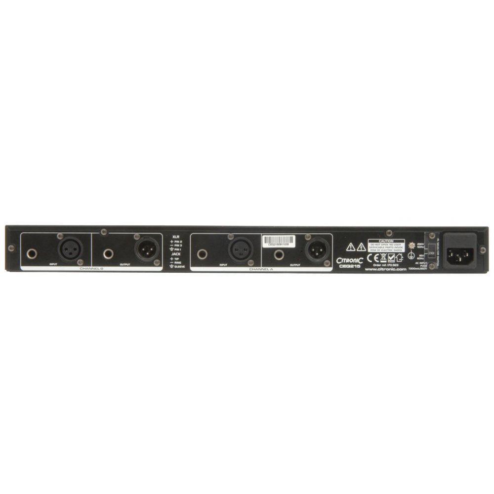 CEQ215 Dual 2 x 15-BAND Graphic Equaliser