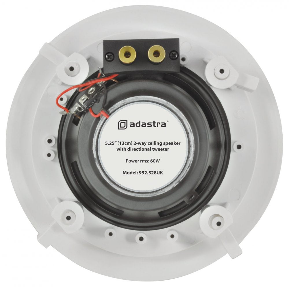 C5D Ceiling Speaker With Directional Tweeter 80w 5.25" Inch White