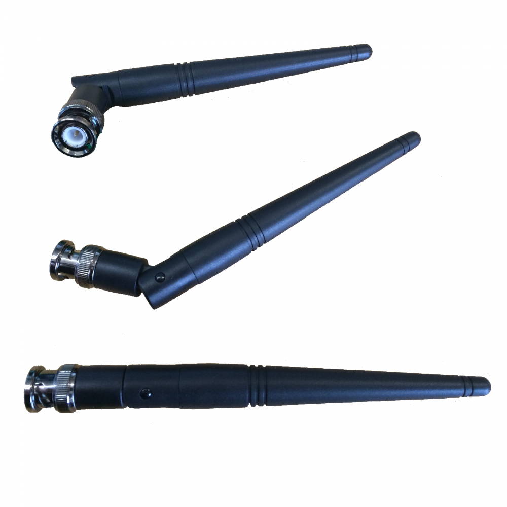 BNC Aerial Flexi-BNC90-433 1/4" Wavelength Whip Antenna