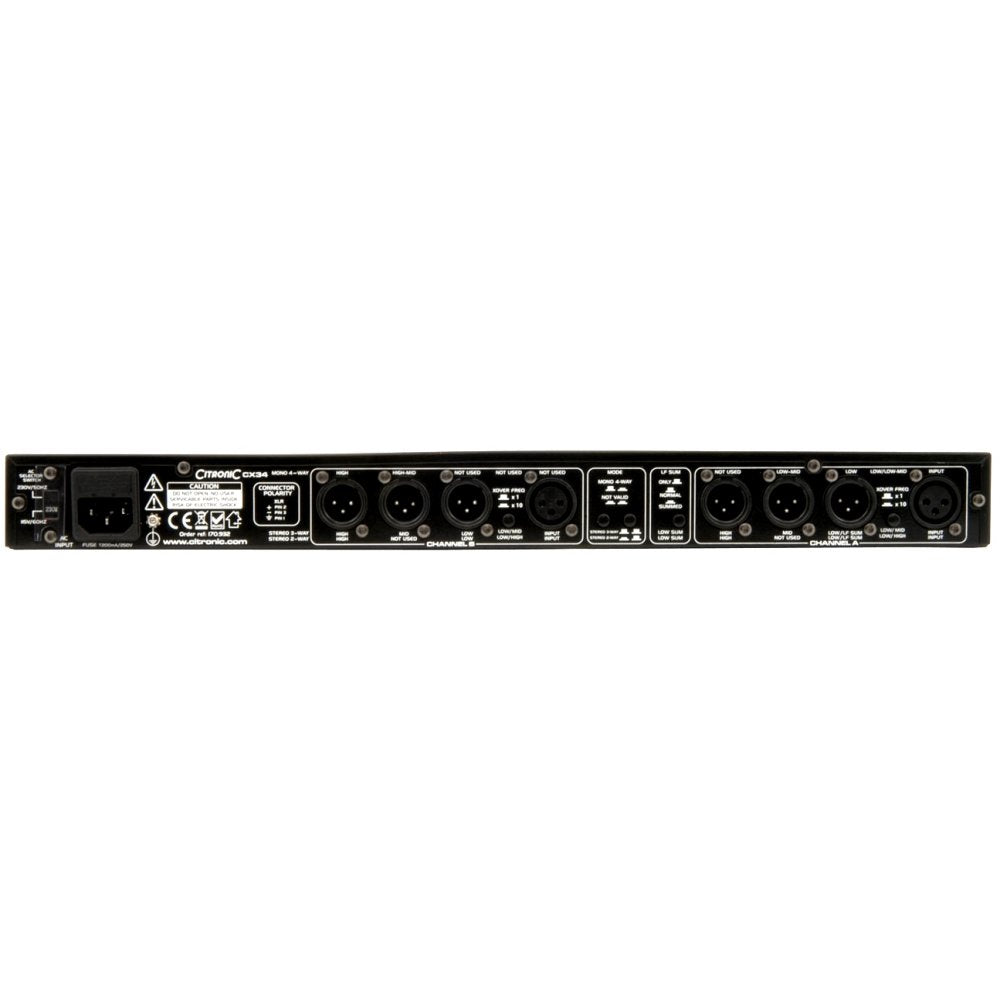 Professional High-Precision Stereo 2-Way / 3-Way / Mono 4-Way Crossover