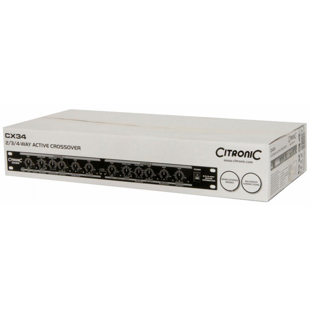 Professional High-Precision Stereo 2-Way / 3-Way / Mono 4-Way Crossover