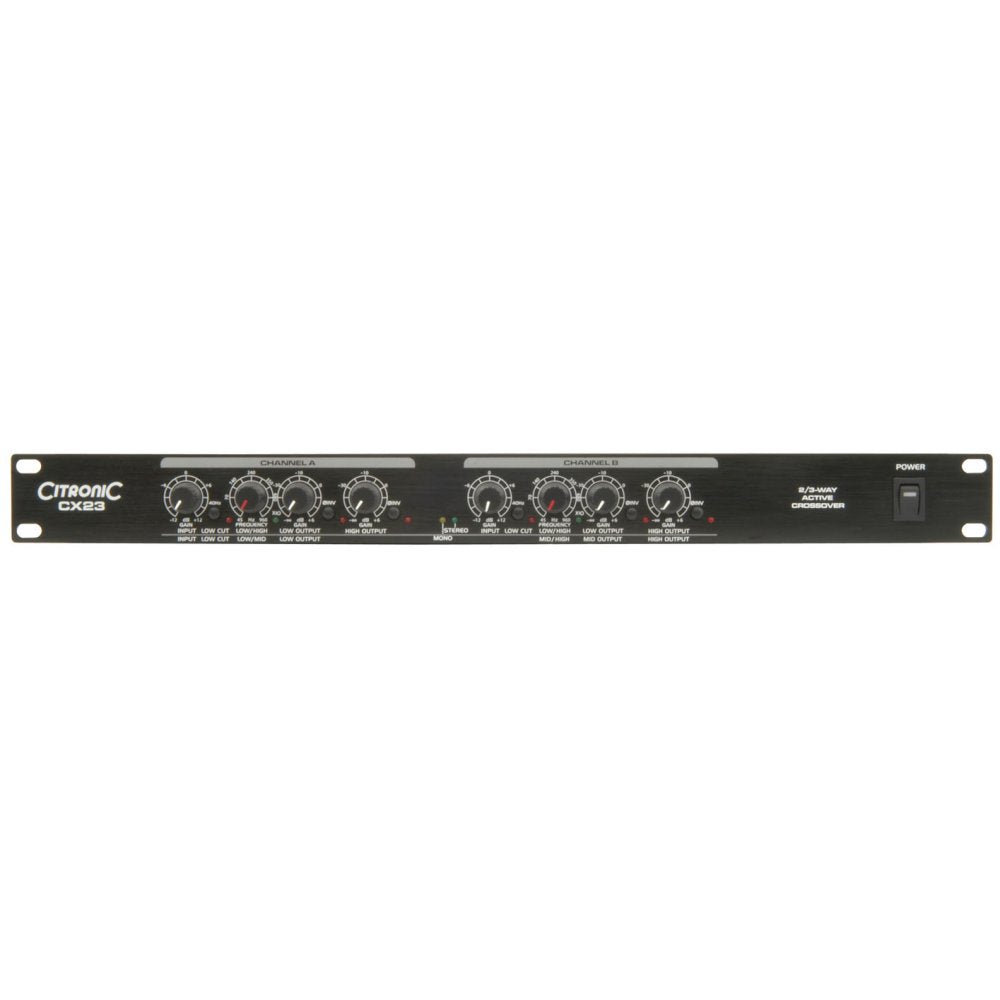 CX23 Professional Active Crossover 2 Stereo 3 Way Mono