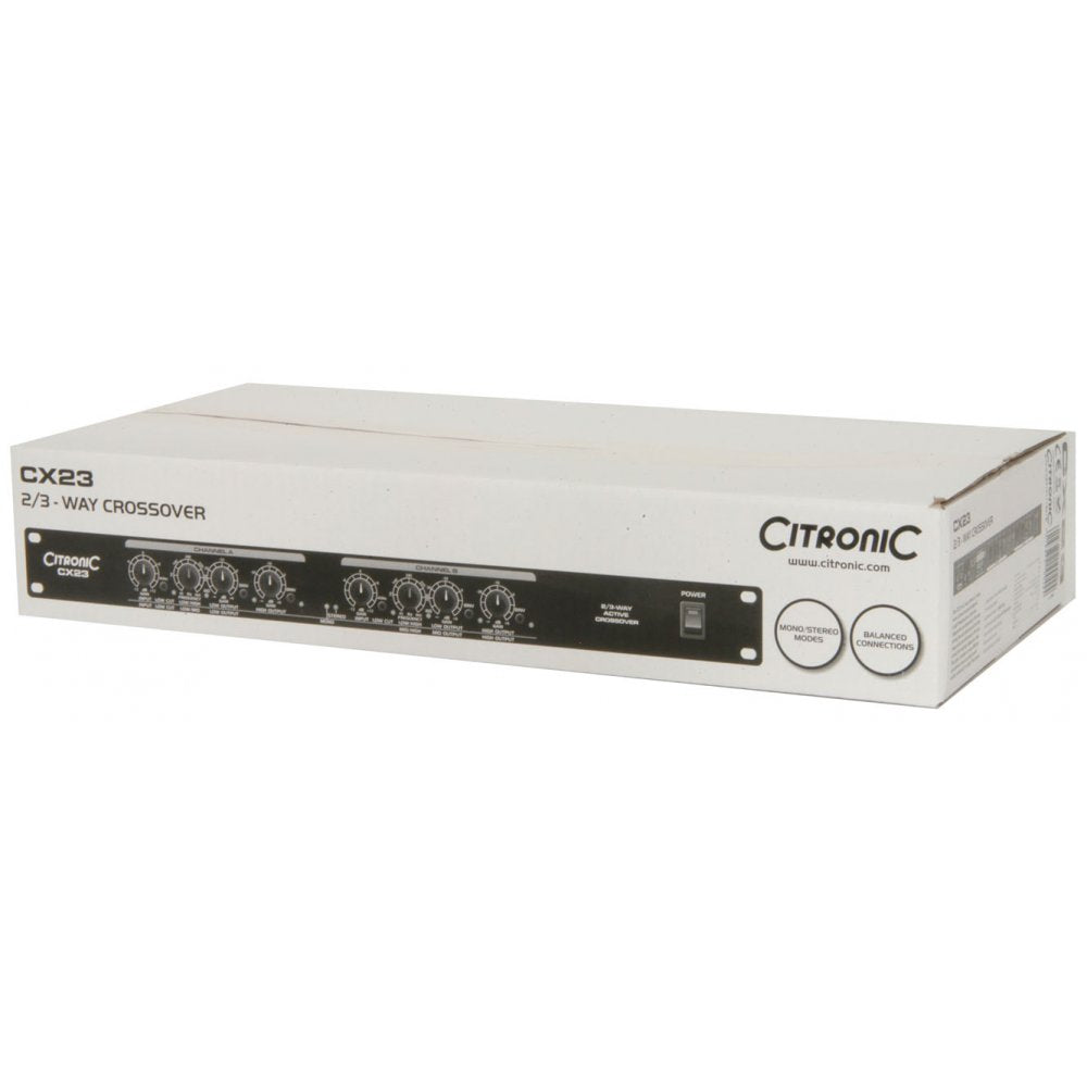 CX23 Professional Active Crossover 2 Stereo 3 Way Mono