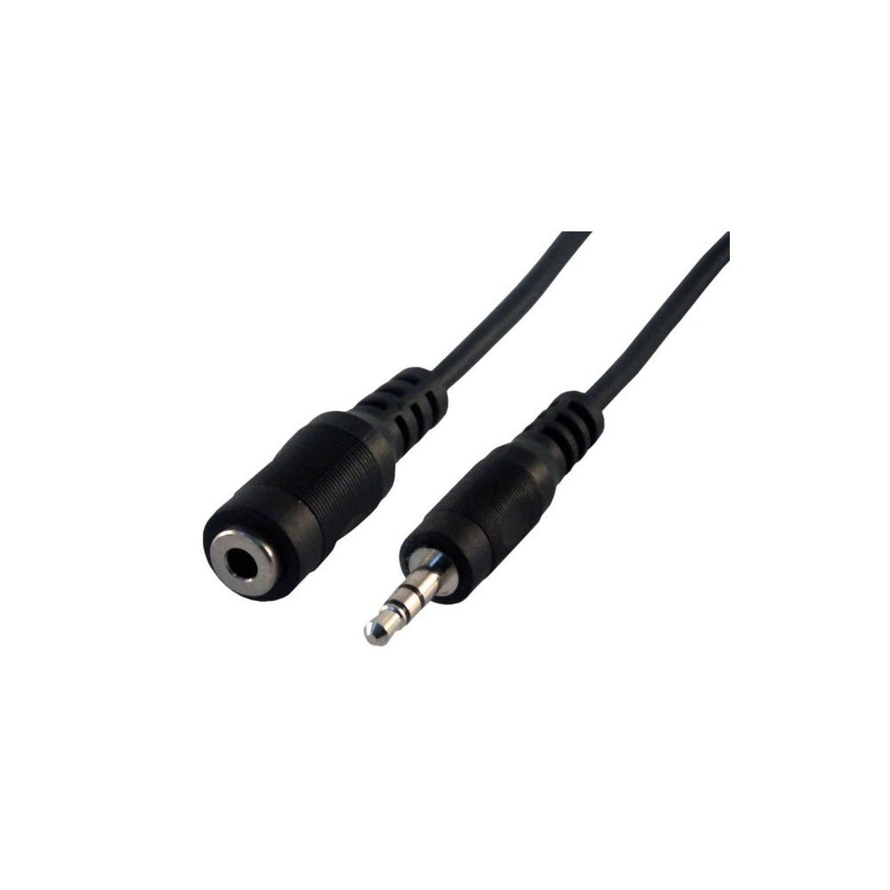 3.5mm Stereo Jack Plug to Socket Audio Extension Lead 1.5, 3, 5 & 10M