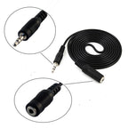 3.5mm Stereo Jack Plug to Socket Audio Extension Lead 1.5, 3, 5 & 10M