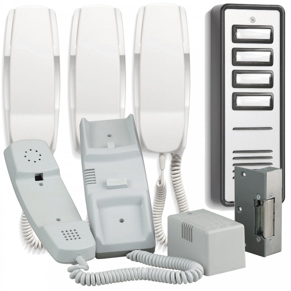 900 Series 4 Way Audio Door Entry System inc Lock Release