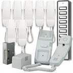 900 Series 8 Way Audio Door Entry System inc Lock Release