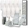 900 Series 10 Way Audio Door Entry System inc Lock Release