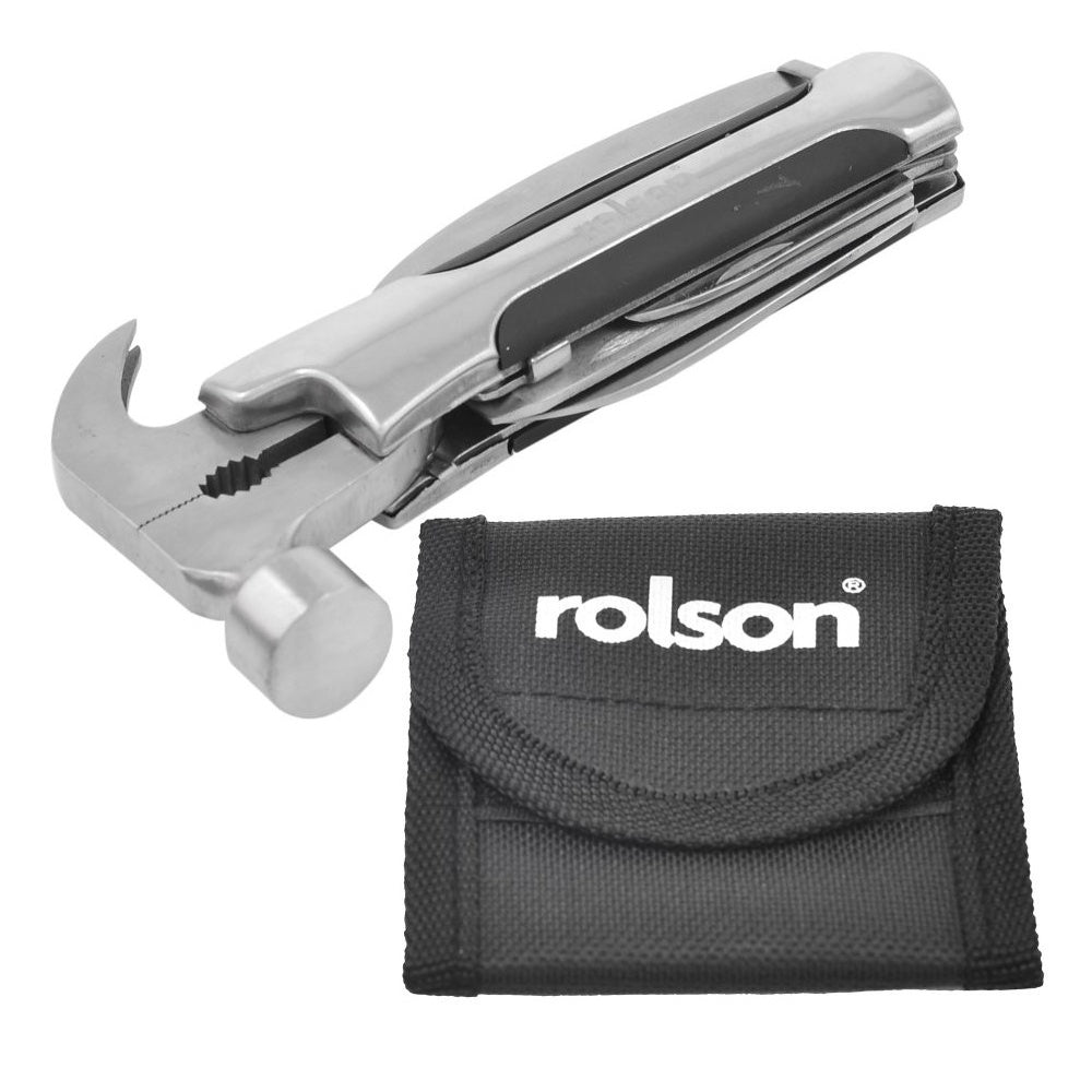 9 in 1 Multi Tool Set inc Claw Hammer, Saw, Screwdriver & Pliers inc Carry Pouch
