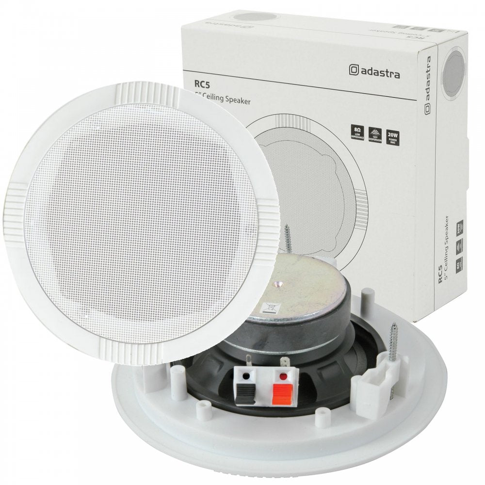 35w 8ohm White Ceiling Speaker 130mm 5"