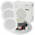 4 x 35w 8ohm White Ceiling Speaker 130mm 5"