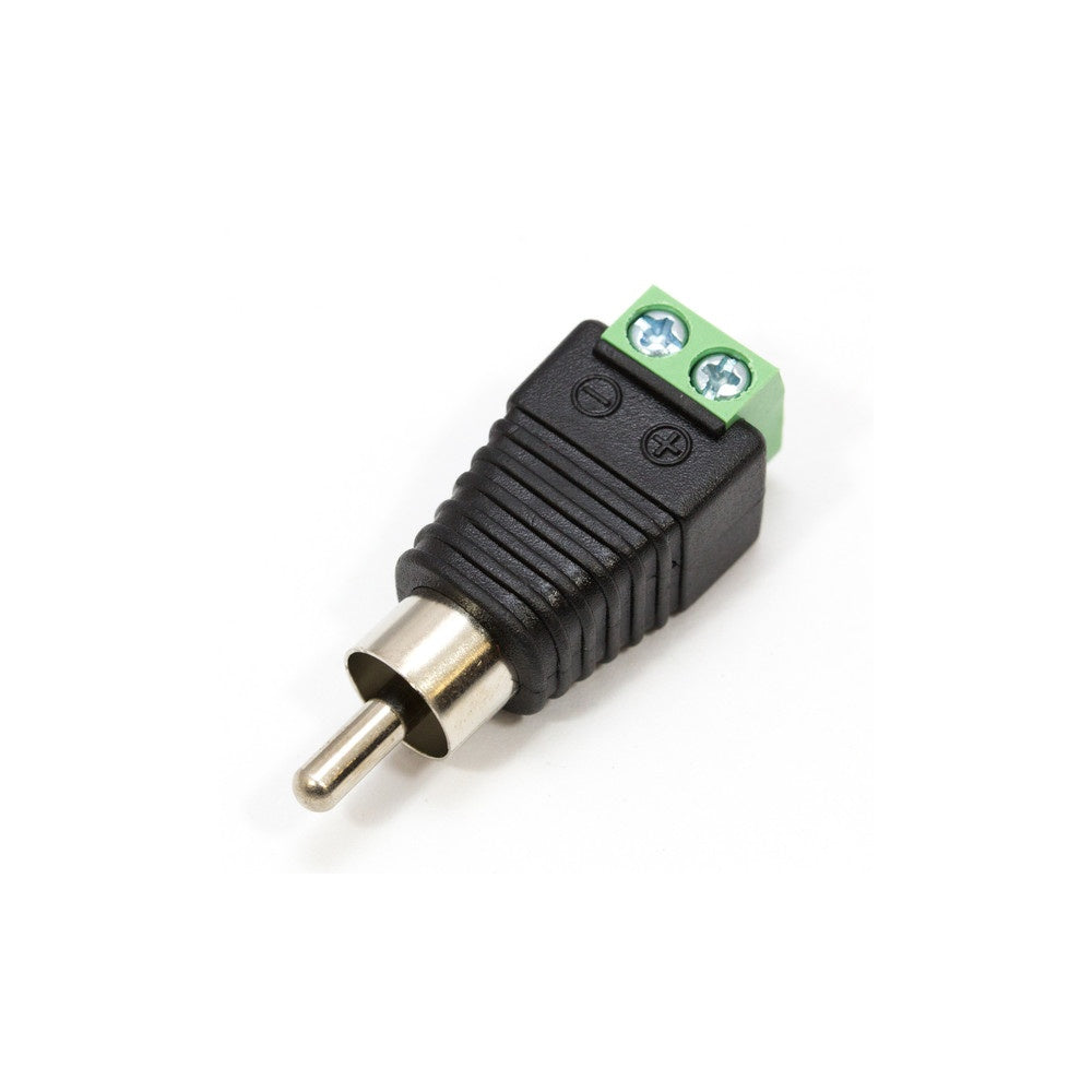 Clever Little Box RCA Phono To Terminal Screw Block Adaptor