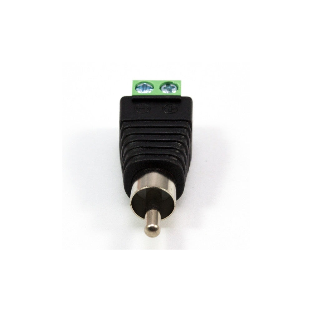 Clever Little Box RCA Phono To Terminal Screw Block Adaptor