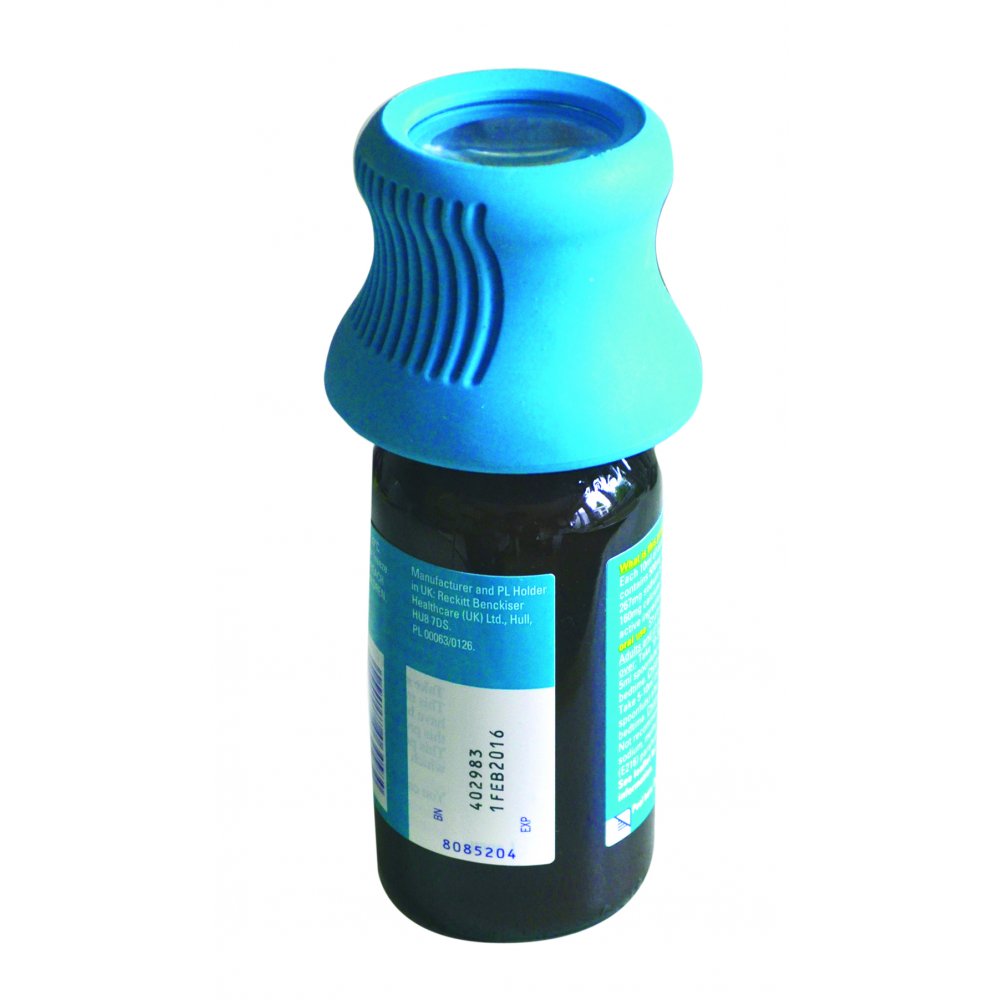 Pair Of Handy Pill Medicine Bottle Opener with 4x Magnifier