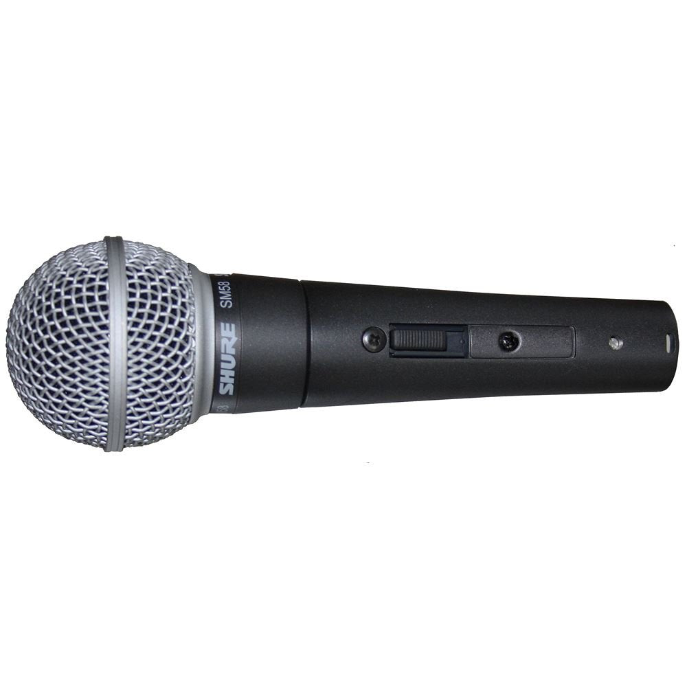 SM58S Switched Dynamic Vocal Microphone Inc Clip and Pouch