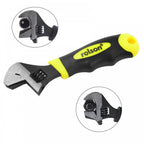 Wide Jaw 2 in 1 Stubby Adjustable Spanner Pipe Wrench Dual Function