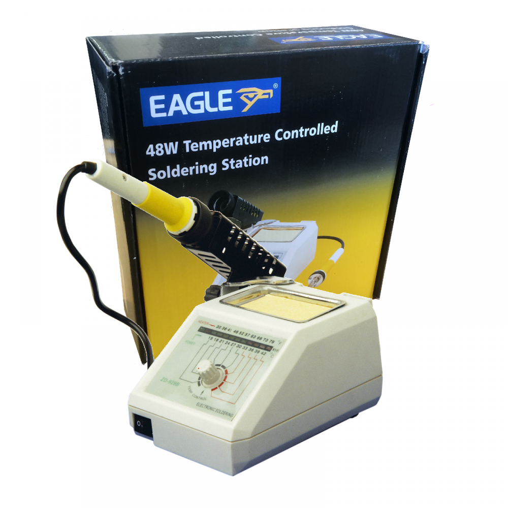 Temperature Controlled Professional Soldering Iron Station with LED Indicator
