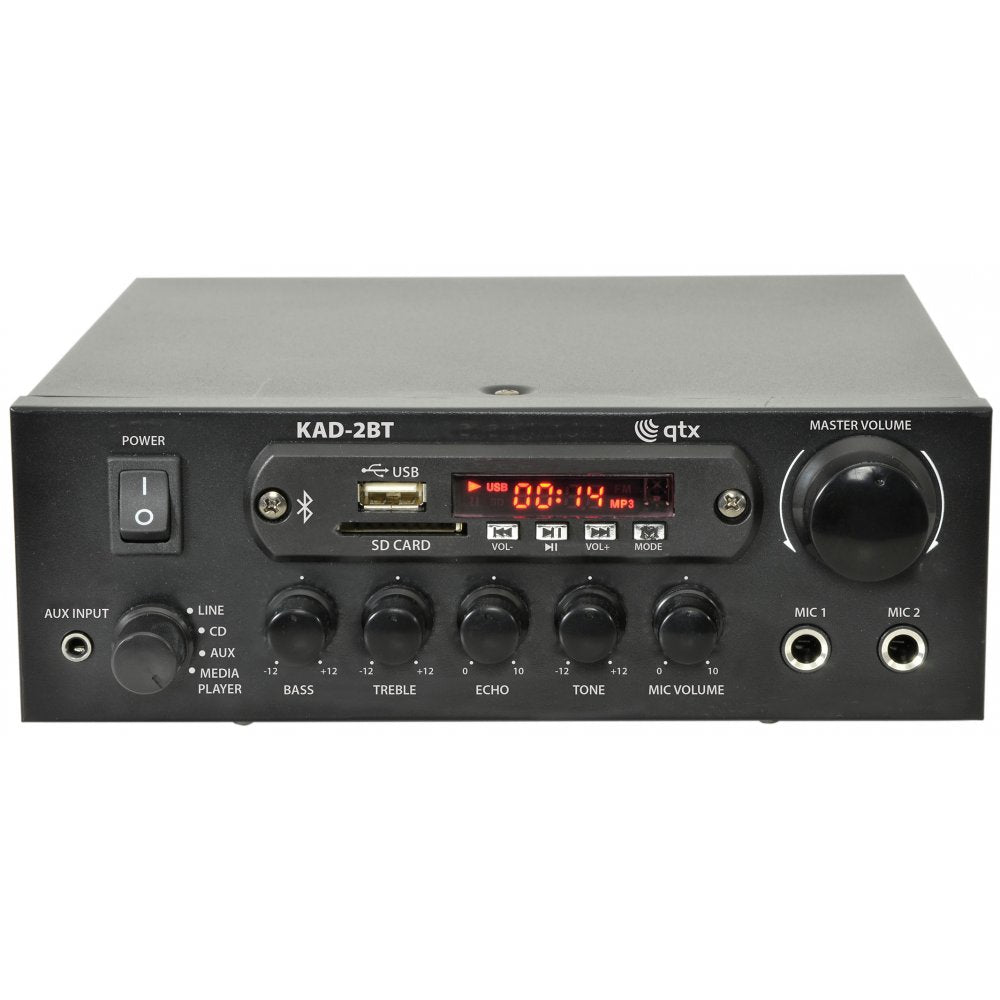 KAD-2BT Digital Stereo Amplifier with Bluetooth 55w Tuner, USB & SD