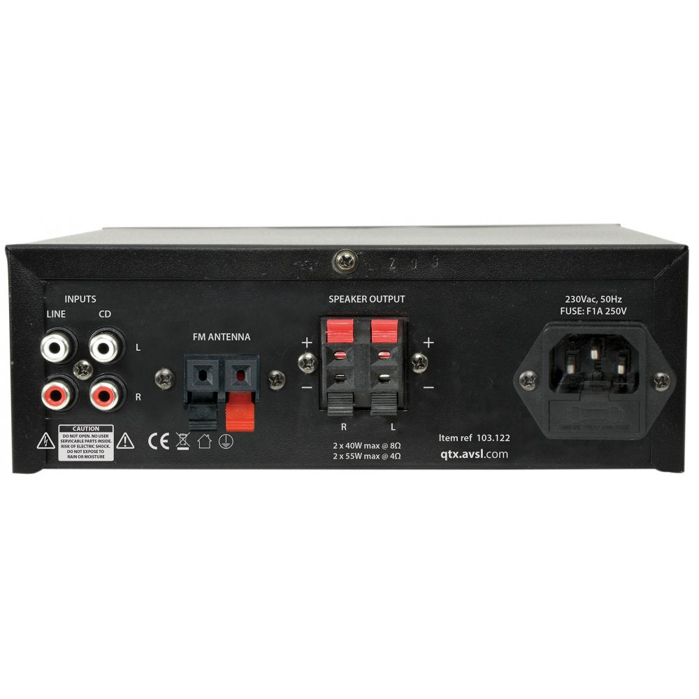 KAD-2BT Digital Stereo Amplifier with Bluetooth 55w Tuner, USB & SD