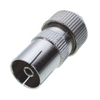 5pc Female Coaxial socket TV RF Self Crimping Coax Plug