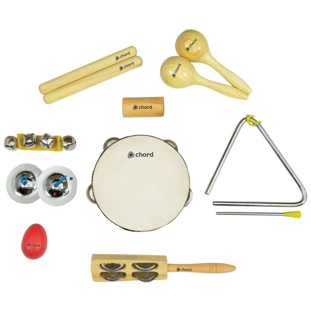 9 Different Hand Percussion Set For Homes and Schools