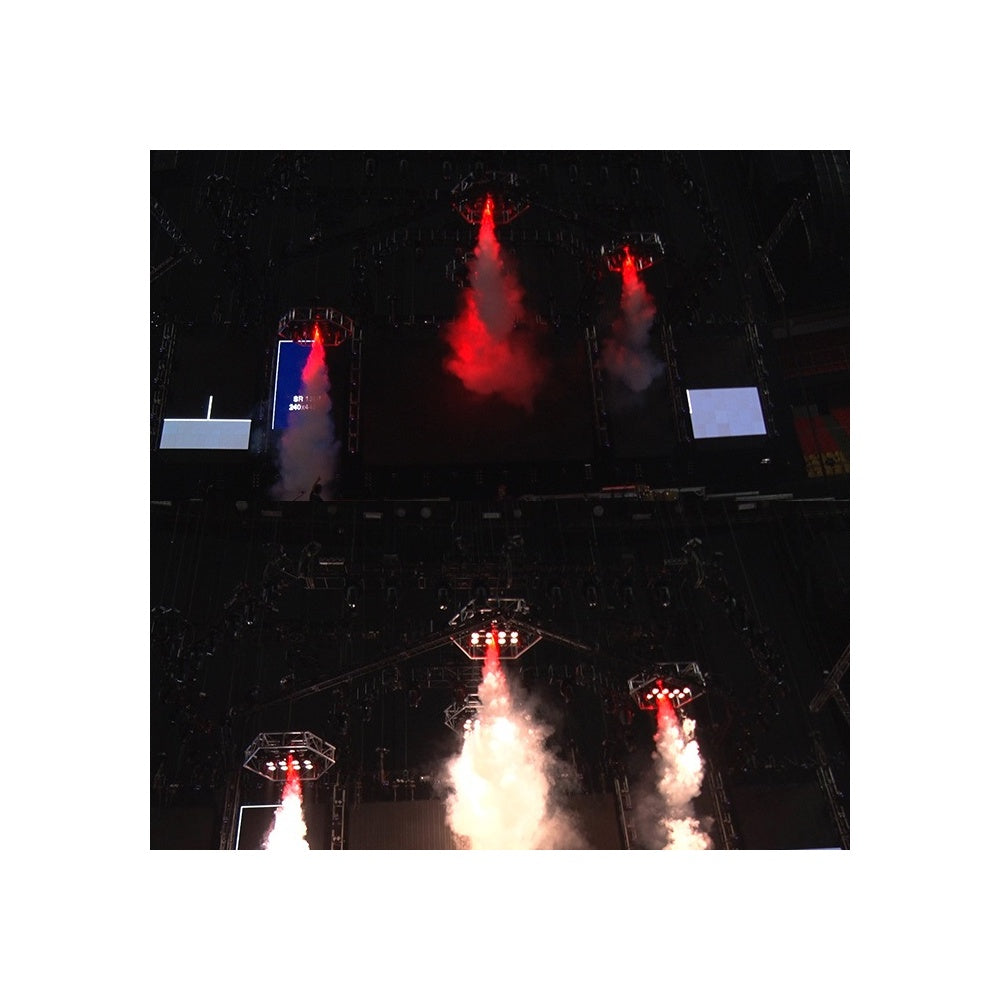 Vertical Fog Smoke Machine Geyser P7 1290w Inc Fluid