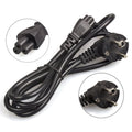 2M C5 2.5A Class 1 CEE7/7 EURO Clover Leaf Schuko Laptop Mains Power Lead 2M