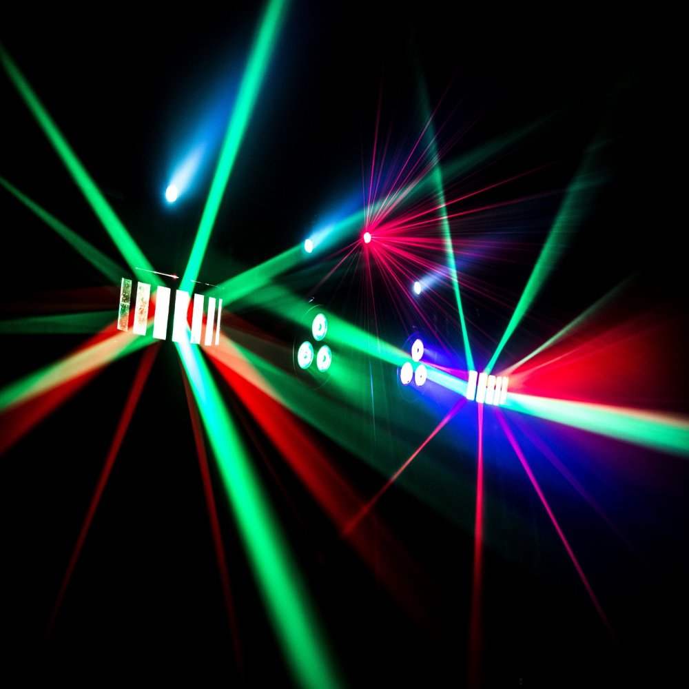 GigBar 2.0 IRC LED Derby Par Laser Strobe UV Lighting FX