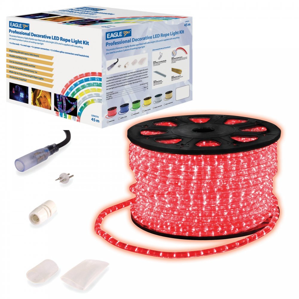90M LED Rope Light Roll Garden Decking Mood Outdoor Lights Kits