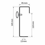 35mm Doughty Heavy Duty Truss Long Hook Clamp 40Kg Load Nut & Bolts DJ Lighting