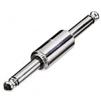Twin Mono 6.35mm Jack Plug Coupler Adaptor