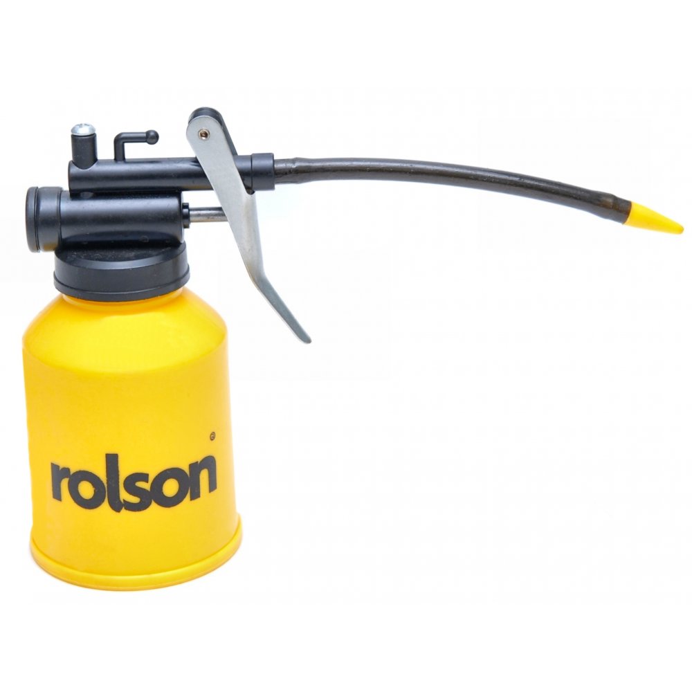 Yellow Rolson 225cc Oil Can Plastic Body High Pressure