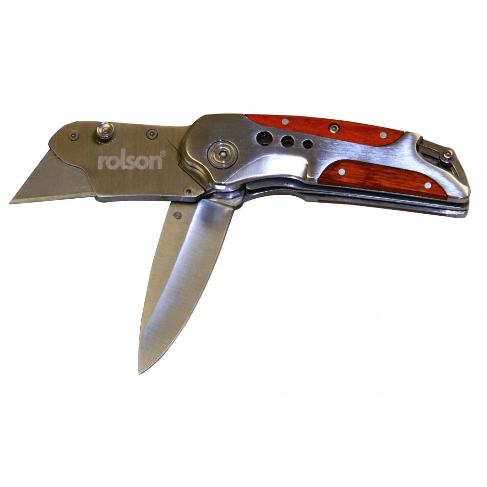 2 in 1 Heavy Duty Tradesman Knife with Spare Blades