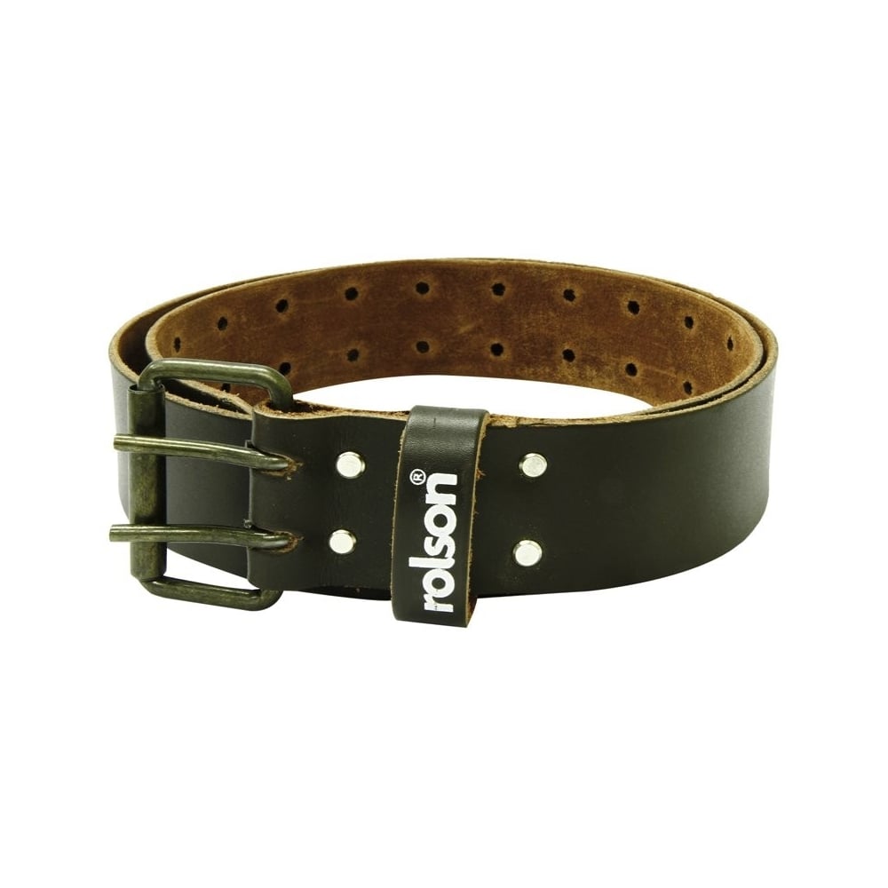 Top Grain Leather Belt with Two Pin Buckle for Tool Pouches
