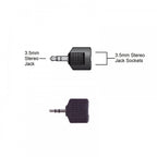 3.5mm Stereo Jack to 2 x 3.5mm Stereo Sockets Adapter