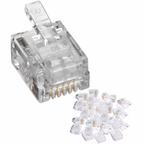 20pc RJ12 6 Position 6 Conductor Modular Plugs Phone ADSL Network 6P6C
