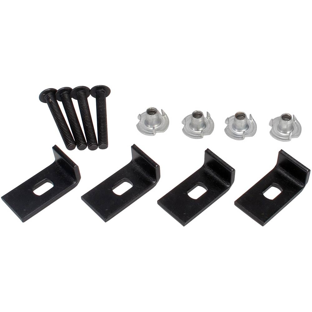 Set of 4 Heavy Duty Speaker Clamp Kit inc T nuts and Bolts