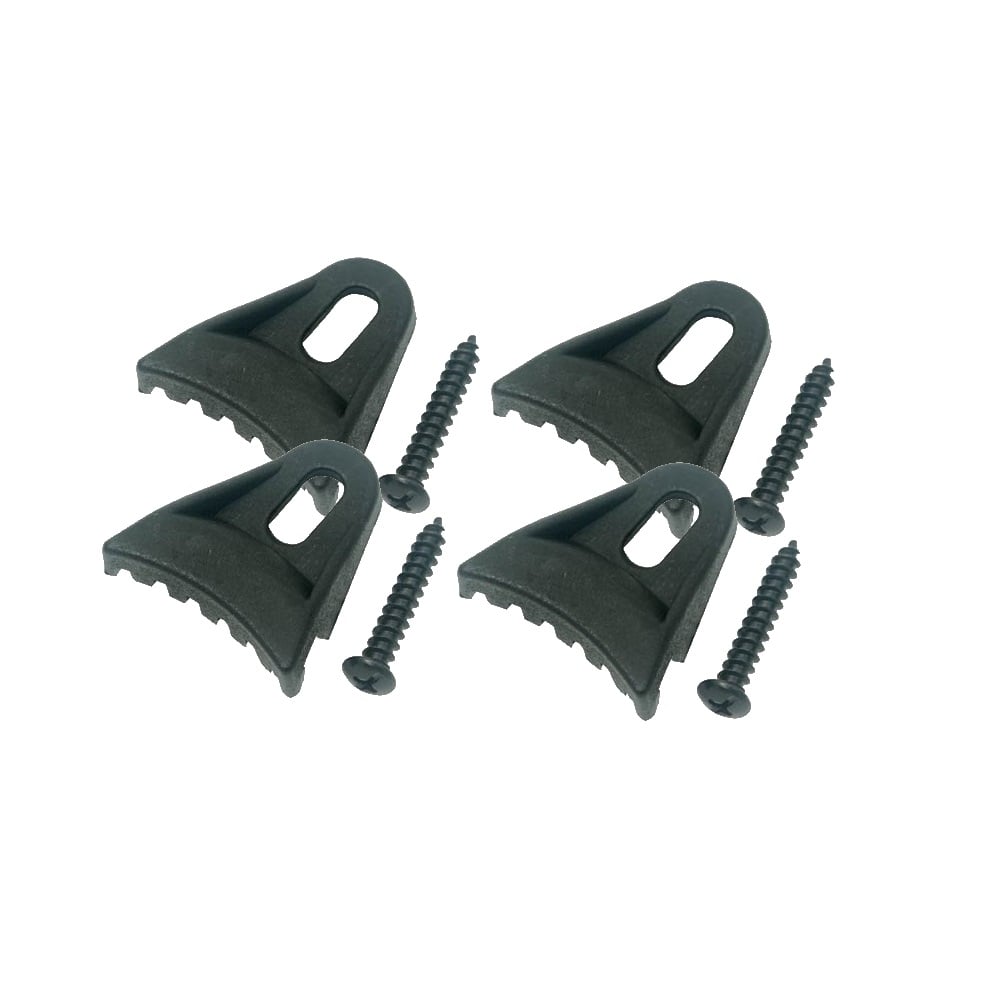 Set of 4 Plastic Speaker Clamp Kit inc 4 x 18mm Wood Screws